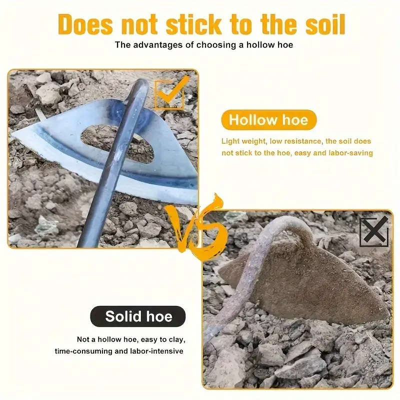 1 13-inch all-steel hollow weeding and planting tool