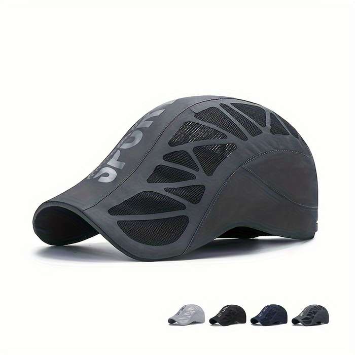 1pcs High Quality Fashion Cool Peaked Cap Sports Printed Breathable Quick Dry Baseball Cap Breathable Mesh
