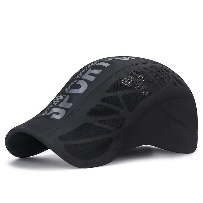 1pcs High Quality Fashion Cool Peaked Cap Sports Printed Breathable Quick Dry Baseball Cap Breathable Mesh
