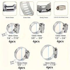Stainless Steel Hose Clamp Kit
