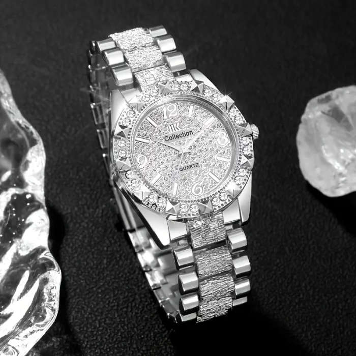 1 set of men's luxury quartz watch