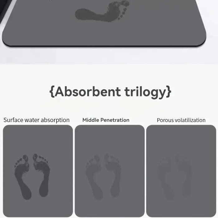 Luxury non-slip diatom mud mat 50*80cm