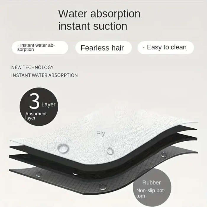 Luxury non-slip diatom mud mat 50*80cm