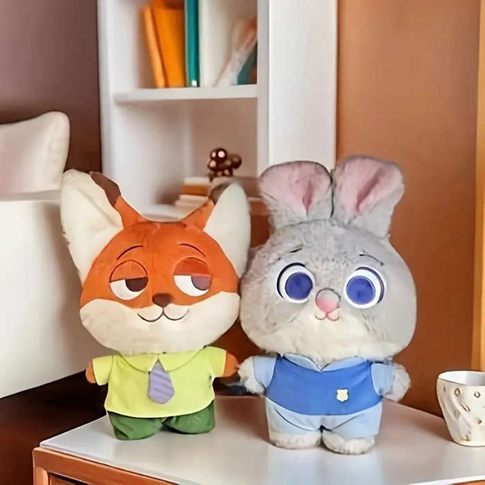 Disney Judy Rabbit and Nick Fox Plush Toys