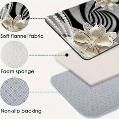 3-piece bathroom mat set
