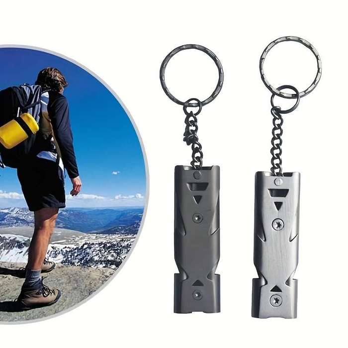 Outdoor survival whistle