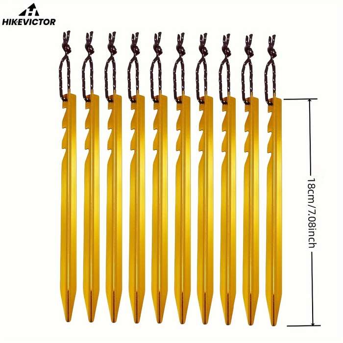 10PCS aluminum tent pegs