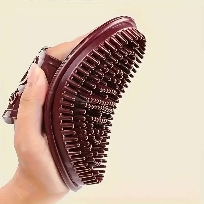 1 multifunctional meridian massage brush, promotes blood circulation, relaxes muscles, and removes dead skin cells