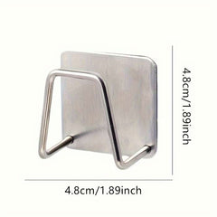 2-piece kitchen stainless steel sponge holder
