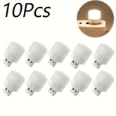10-Pack Mini USB LED Night Lights