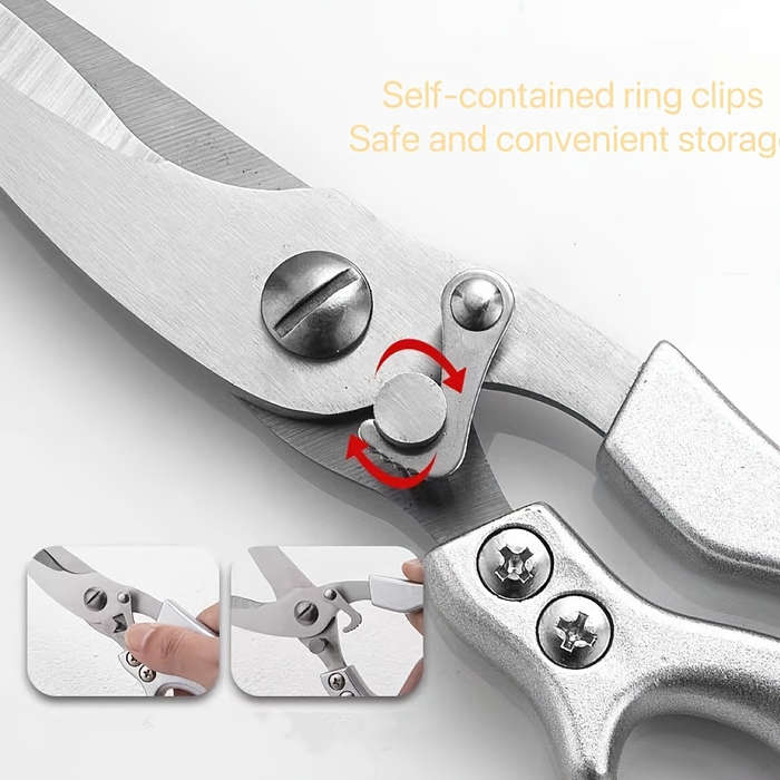 stainless steel kitchen scissors