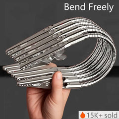 1 piece multi-purpose double-ended alligator clip bracket