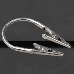 1 piece multi-purpose double-ended alligator clip bracket