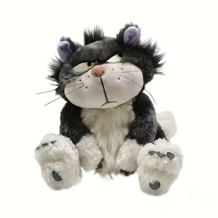 Genuine Disney Cinderella Lucifer Cute Evil Cat Plush Toy Funny Pillow