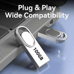 4GB USB flash drive and USB-C adapter