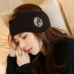 Noise-canceling sleep mask with earmuffs