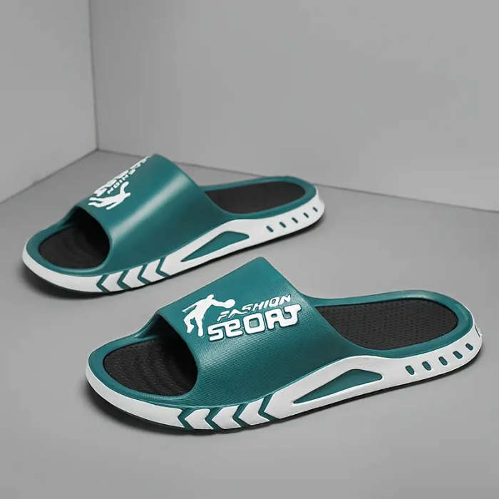 Men's Fashion Slippers Black 40-41