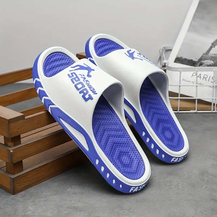 Men's Fashion Slippers Black 40-41