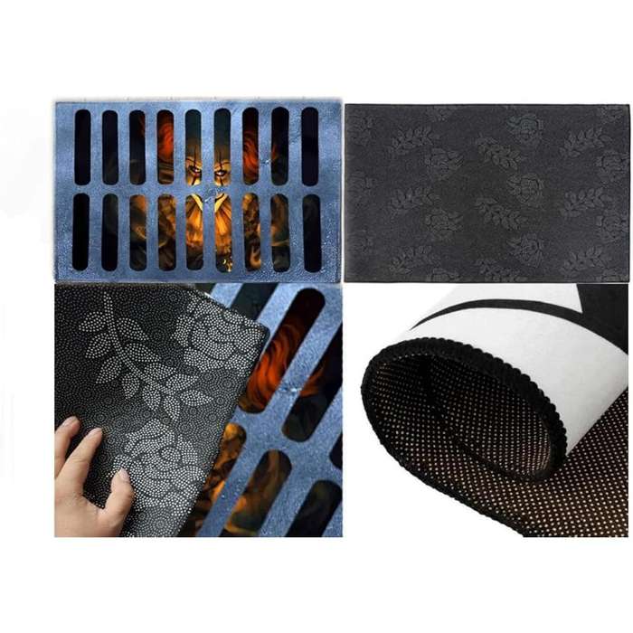 1 brown 40x60cm floor mat