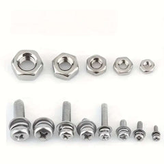 120PCS Angle Nuts and Bolts Set