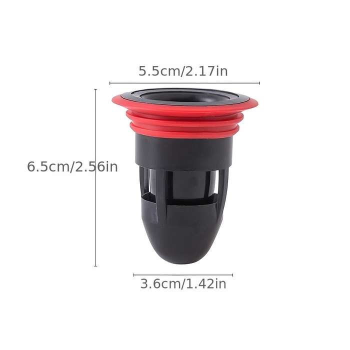 1 piece of plastic shower drain