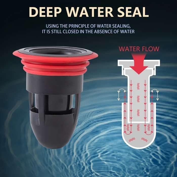 1 piece of plastic shower drain