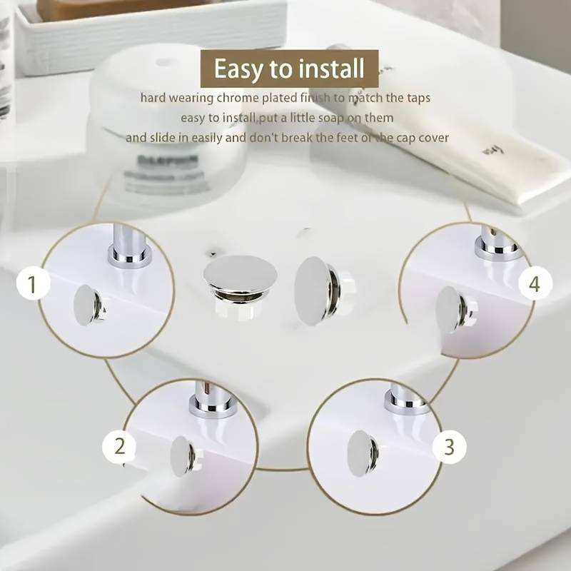2-piece double ring sink overflow cover