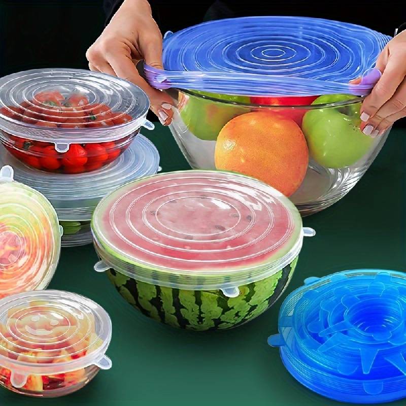 6 silicone elastic covers