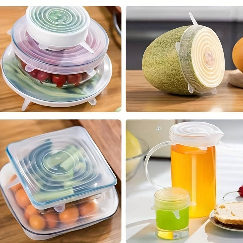 6 silicone elastic covers
