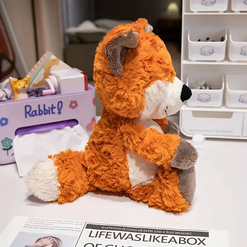 Cute red fox plush toy
