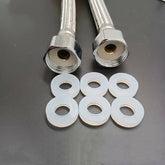 10pcs household pipe fittings white silicone sealing leak-proof gasket