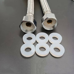 10pcs household pipe fittings white silicone sealing leak-proof gasket