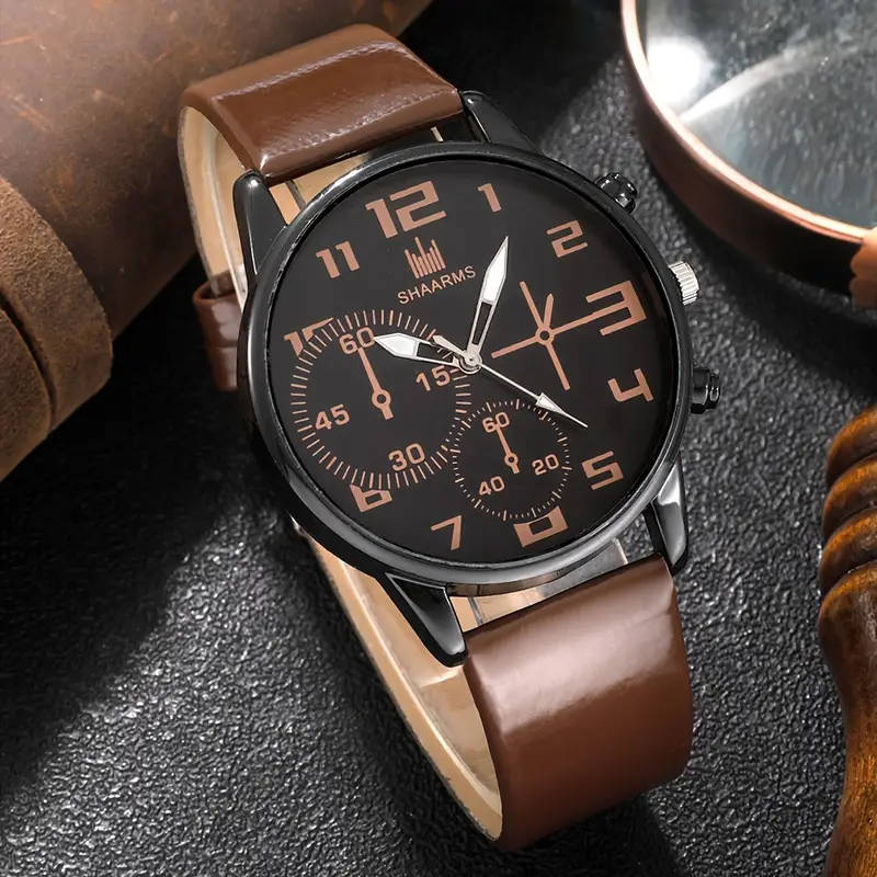 5-piece quartz watch and bracelet set