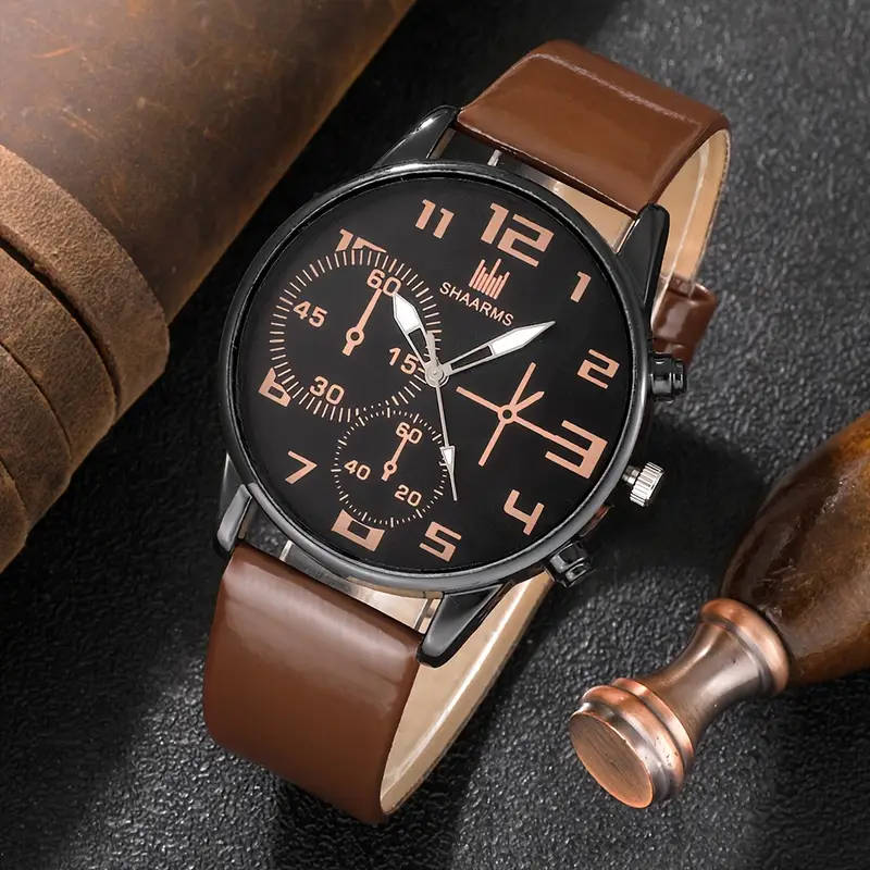 5-piece quartz watch and bracelet set