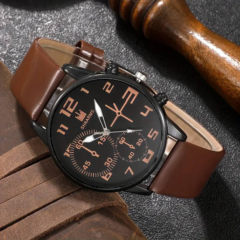5-piece quartz watch and bracelet set
