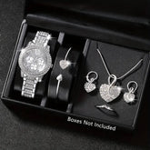6-piece stylish quartz watch set
