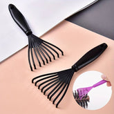 Comb cleaning tool, non-electric comb cleaning claws with hooks, for removing hair from brushes and combs