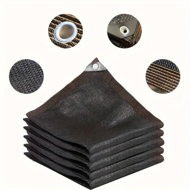 UV-resistant black high-density polyethylene sunshade net 2×3m