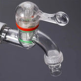 1 transparent explosion-proof plastic faucet