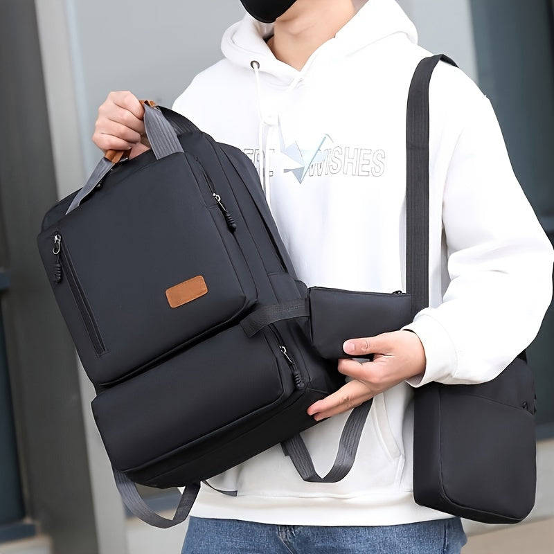 Men's three-piece backpack