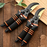 Two-Piece 8.5" Professional Titanium Bypass Pruners