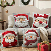 Four-piece Christmas heated pillow set
