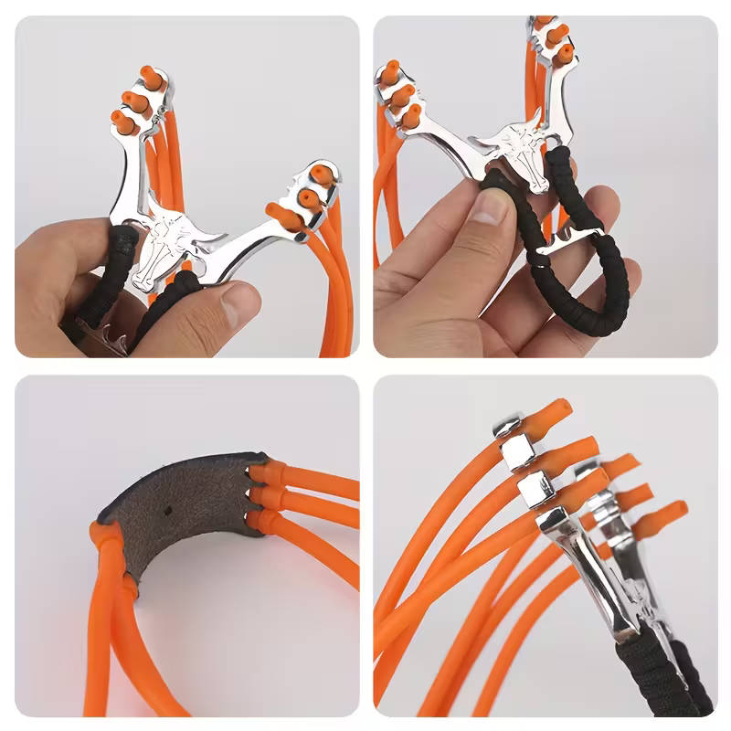 High-power aluminum alloy slingshot, suitable for hunting