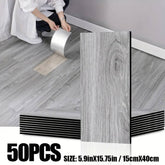 50 embossed vintage wood grain floor tiles