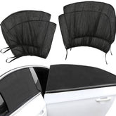 Four-piece car side window sunshade set