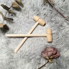 1 mini solid wood hammer