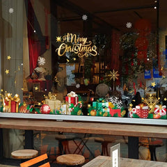 1 x Christmas window sticker electrostatic adhesive decoration