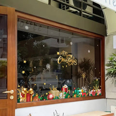 1 x Christmas window sticker electrostatic adhesive decoration