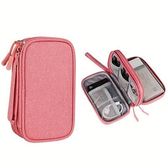 Double-layer travel cable organizer