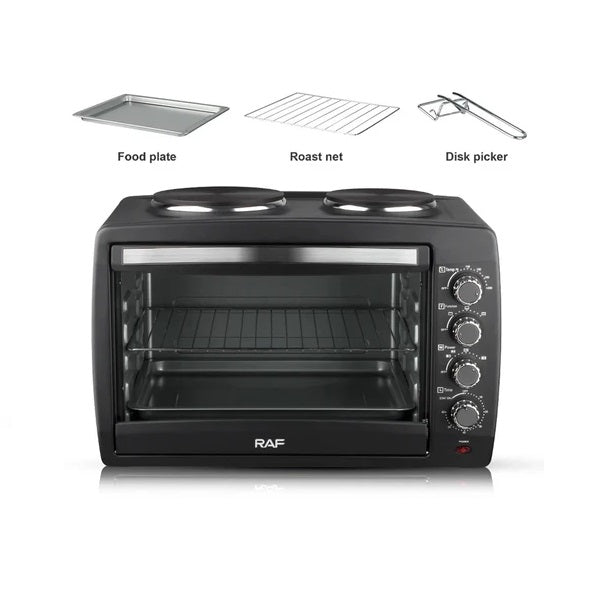 RAF R.5317 55L 2 In 1 Electric Oven With 2 Hotplates 1800W